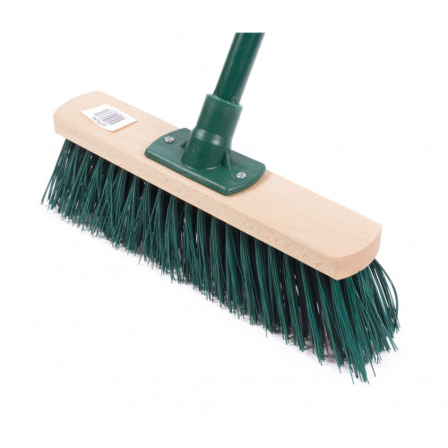Synx Tools Bezem Groen - bezems - Straatbezem - incl.Steel 117cm