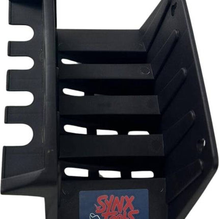 Synx Tools Support mural en plastique pour tuyau - Support pour tuyau - Fixation murale - 1/2 tuyau d'arrosage de 30 m