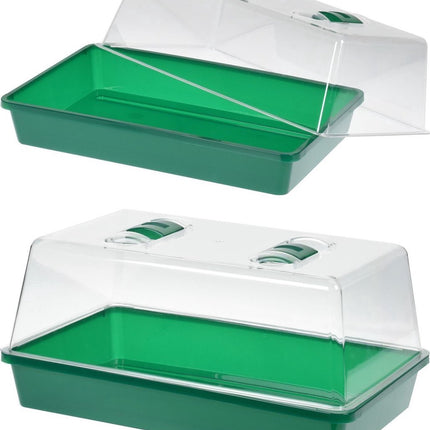 Synx Toools 2 bacs de culture avec couvercle 18 x 38 x 24 cm - Propagateur/potager