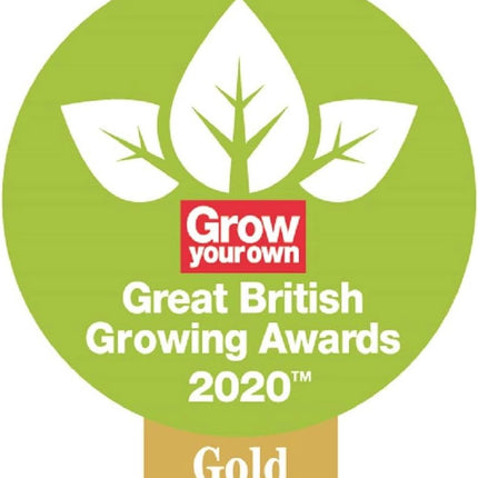 Grow Your Own Great British Growing Awards 2020 Gold