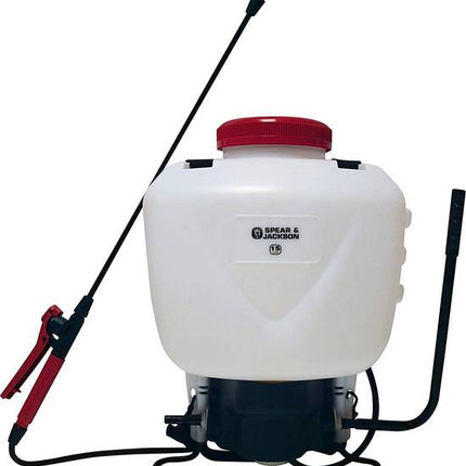 Spear & Jackson Pulvérisateur à dos 15 litres - Pulvérisateur à pression - Pulvérisateurs à pression - Garantie 1 an