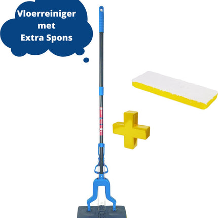 Vloerreiniger Synx met extra spons en steel