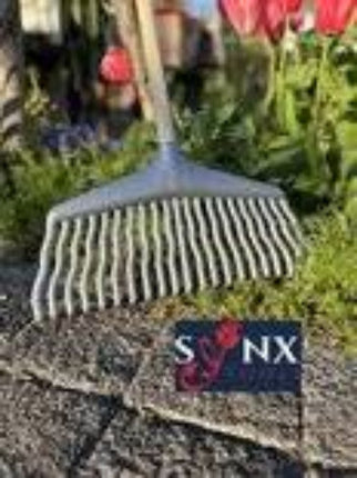 Synx Tools Râteau à gazon - râteaux - râteau à feuilles - avec manche 150 cm