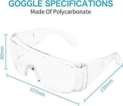 Lunettes de sécurité Outlook (10 pièces) - transparentes - polycarbonate