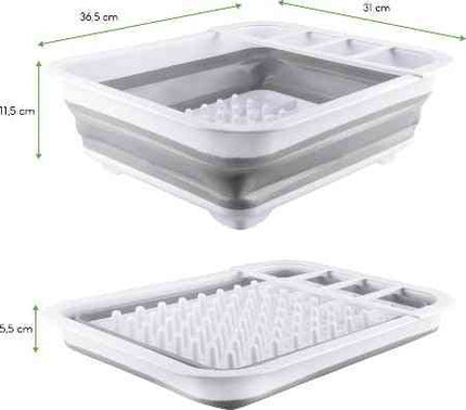 Égouttoir pliable - Égouttoir compact avec range-couverts