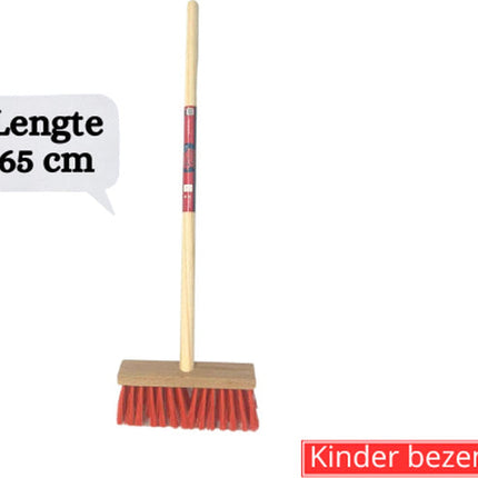 Synx Tools Kinderbezem Nylon Junior - Incl. Steel 57cm