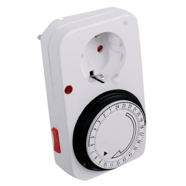 Benson Prise avec terre - Minuterie analogique - Minuterie - 24 heures