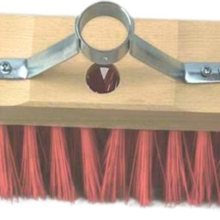 Synx Tools nylon 60 cm - avec support pour manche sans manche - Balai d'extérieur - Balais - Balai de rue Poils en plastique - Brosses à récurer - Articles de nettoyage - Sans manche