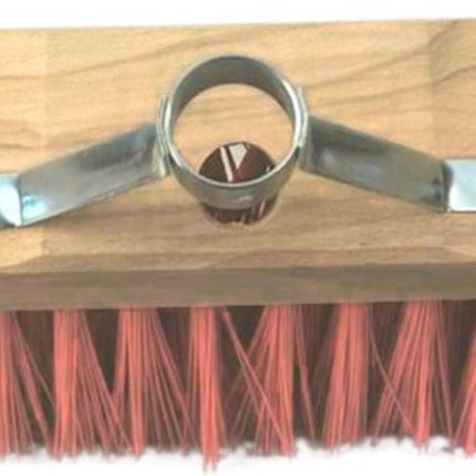 Synx Tools nylon 50 cm - avec support pour manche sans manche - Balai d'extérieur - Balais - Balai de rue Poils synthétiques - Brosses à récurer - Articles de nettoyage - Sans manche