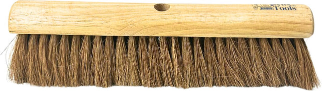 Synx Tools Balai en vrac 50 cm Balai de salle - Poils de coco - Poils doux - Sans manche - Balai d'intérieur - balai en coco