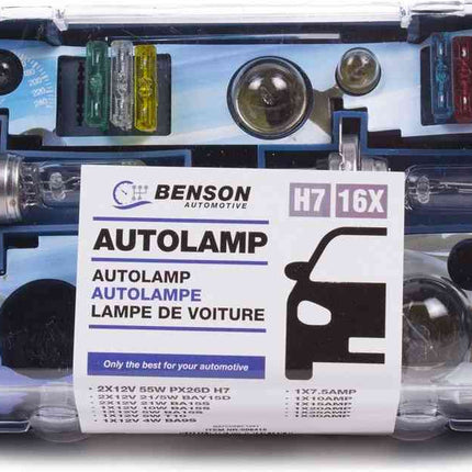 ProPlus H7 Kit d'ampoules pour voiture - 16 pièces - Kit d'ampoules de rechange pour voiture