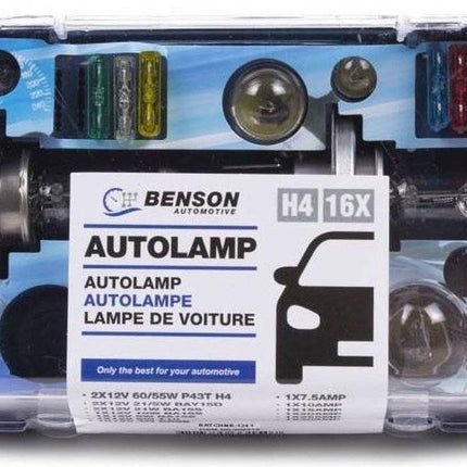 H4 Kit d'ampoules pour voiture - 16 pièces - Benson