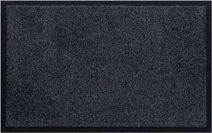Tapis de sol - Paillasson de luxe pour intérieur - Vinyle anthracite 40 x 60 cm
