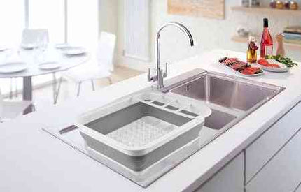 Égouttoir pliable - Peu encombrant pour la cuisine et le camping