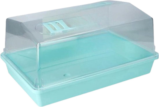 Synx Tools Bac de culture avec couvercle 37,5 cm - Plateau de semis - Plateau de culture - bac de culture avec ventilation - culture - Jardinage/Potager - Articles pour potager - Accessoires de jardinage - Appui de fenêtre