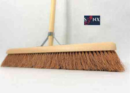 Synx Tools Balai d'intérieur Coco balai de salle 60 cm - balais - manche 160 cm inclus