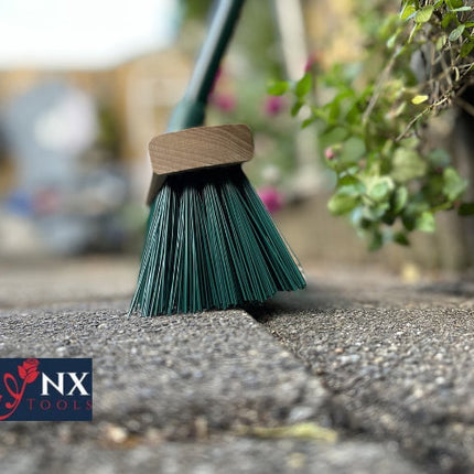 Synx Tools Bezem Groen - bezems - Straatbezem - incl.Steel 117cm