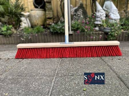 Synx Tools Balai d'écurie 80 cm - Balai de rue - manche de balai 150 cm