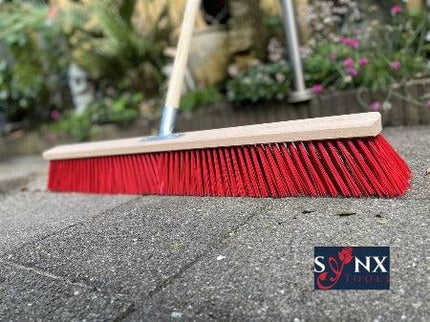 Synx Tools Balai d'écurie 80 cm - Balai de rue - manche de balai 150 cm