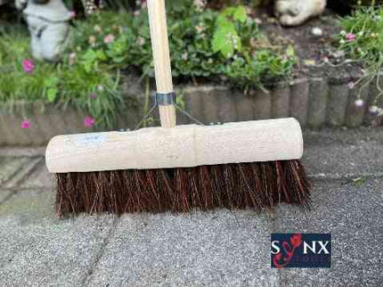 Synx Tools Balai municipal 45 cm - balai de rue - balais - Manche de 150 cm inclus
