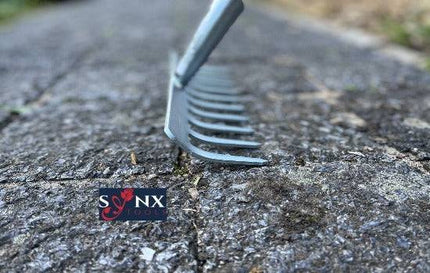 Synx Tools Râteau de jardin 10 dents - râteau - râteau à gazon - avec manche 150 cm