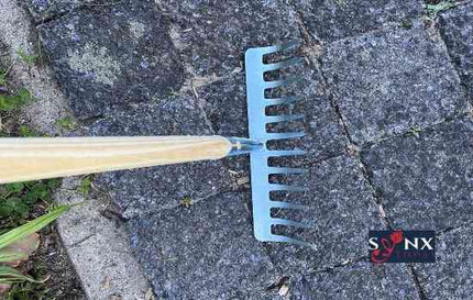 Synx Tools Râteau de jardin - 12 dents - râteaux - Manche 150 cm