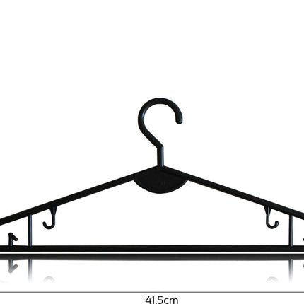 Afmetingen zwarte kledinghanger Synx Tools