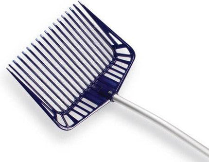 Pelle Fourche à fumier bleue Pelle légère - Manche en aluminium 153 cm