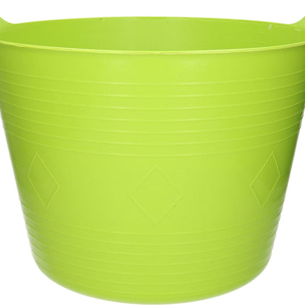 Groene flexibele kuip emmer 40 liter