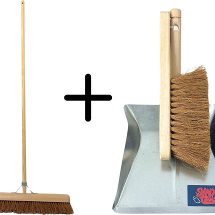 Balai Synx Tools Coco 50 cm et ensemble pelle et balayette Koko