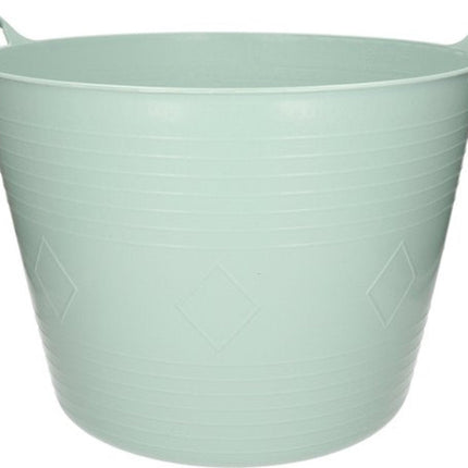 Mintgroene flexibele kuip emmer 40 liter