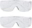 2x Lunettes de sécurité/Lunettes anti-feux d'artifice - Adultes - Lunettes de protection