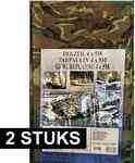 2x Bâches de camouflage vertes 470 x 364 cm - Bâche