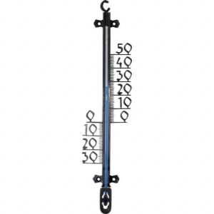 Synx Tools Thermomètre extérieur en plastique 26 cm - Min/Max