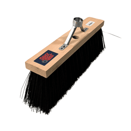 Synx Tool Balai de rue en nylon noir 40 cm - Balais - Balai de rue en plastique - sans manche