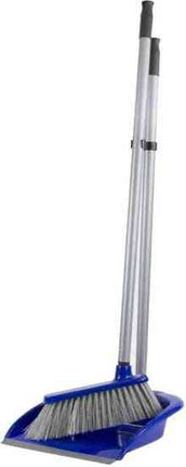 Balai et pelle en plastique avec long manche - Kit de nettoyage 80 cm - bleu7