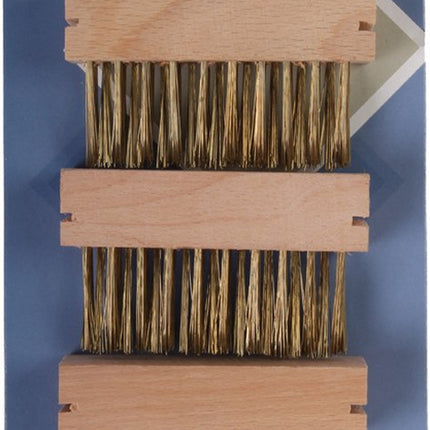 Talen Tools onkruidborstel set van 3 stuks op verpakking