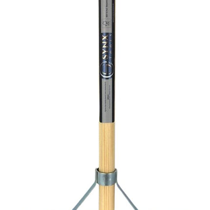 Synx Tools Binnenbezem bezem Zaalveger 30 cm, Paardenhaar, Kamerveger, Zachte bezem 30 cm, Bezem met steel 150 cm