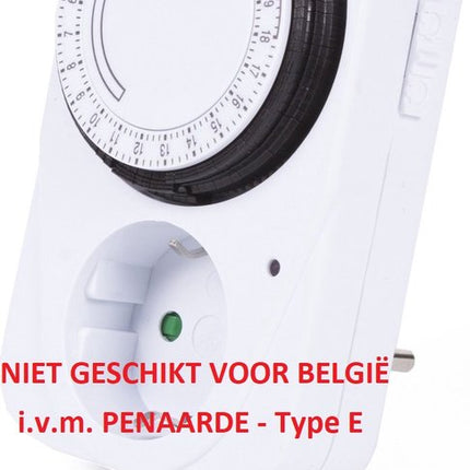 Schakelklok met randaarde, niet geschikt voor België