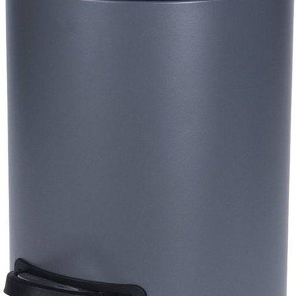 Poubelle à pédale 3 litres Taupe de 17 x 25 cm - Accessoires/fournitures de salle de bain