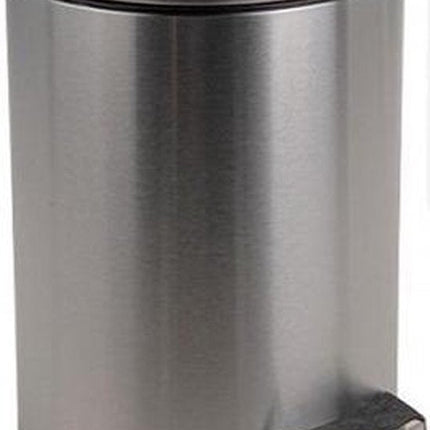RVS pedaalemmer 3 liter, rond, badkamer/toilet