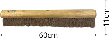 Synx Tools Balai de salle 60 cm Sans manche Poils de coco Poils doux