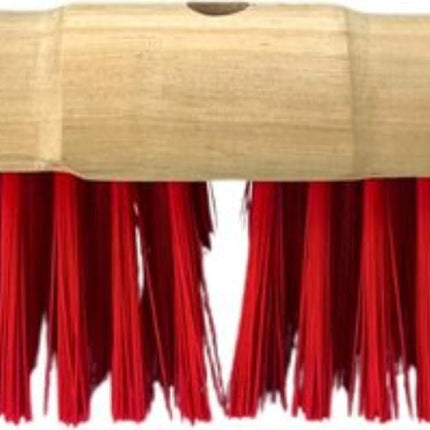 Gemeente bezem Nylon 45cm - bezems - buiten bezem -Harde haren/Veger - Ronde kop - Gemeentebezem - Zonder Steel