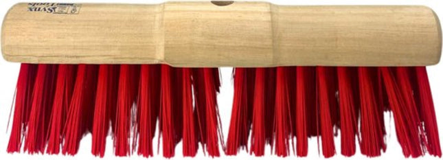 Gemeente bezem Nylon 45cm - bezems - buiten bezem -Harde haren/Veger - Ronde kop - Gemeentebezem - Zonder Steel