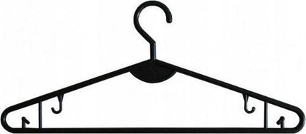 Synx Tools 100X Cintres noirs - Cintres - Cintres à pantalons - Cintre - Lot économique 100 pièces - Cintres - Cintre à jupe - Lot de 100 pièces - Portemanteaux