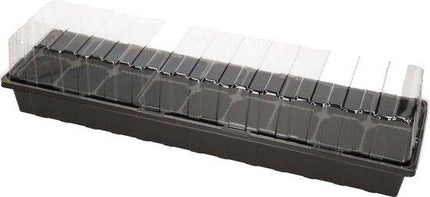Synx Tools Bac à semis Appui de fenêtre Bac potager Noir
