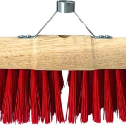 Gemeente bezem Nylon 45cm met steelhouder - Zonder Steel- bezems - buiten bezem -Harde haren/Veger