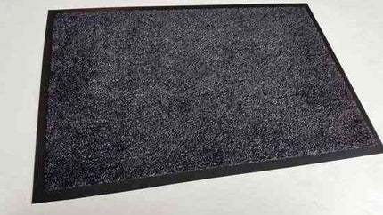 Tapis de sol - Paillasson de luxe pour intérieur - Vinyle anthracite 40 x 60 cm