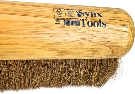 Synx Tools Balai de salle 60 cm Sans manche Poils de coco Poils doux