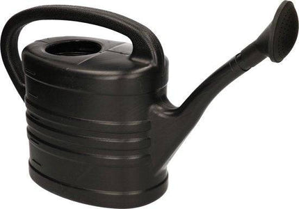Arrosoir avec pomme d'arrosage en plastique : 2, 5 et 10 litres noir - Avec pomme d'arrosage/buse - pomme d'arrosage pour arrosoir - arrosoir de jardin